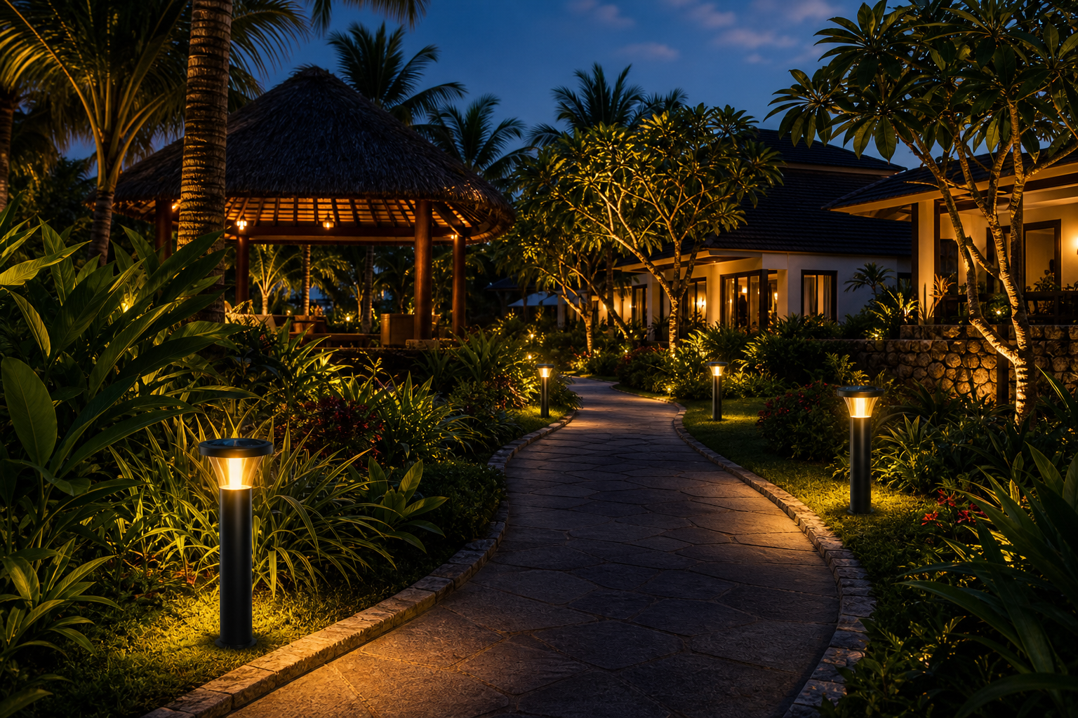 Sân vườn, resort, homestay